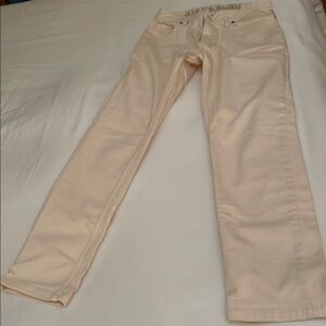 Cream Straight-Leg Pants from Napapijri
